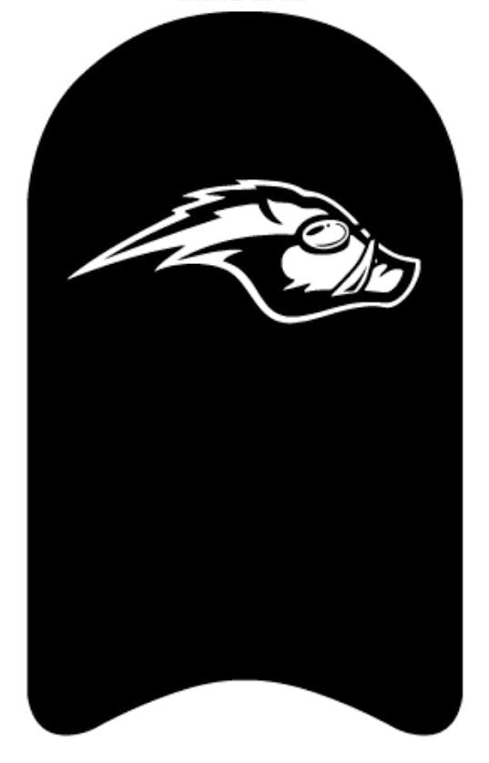 AquaHawgs Custom Black Junior Kickboard