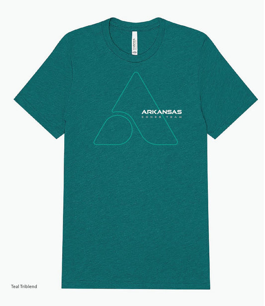 Arkansas Zones Teal T-shirt